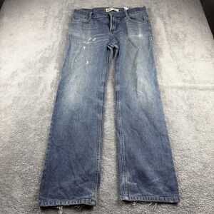Levis 514 Straight Leg Jeans Womens 20 33x29 Blue Medium Wash Low Rise‎